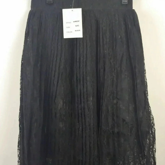 Maniju Lace/Mesh Tulle Skirt - Picture 4 of 9
